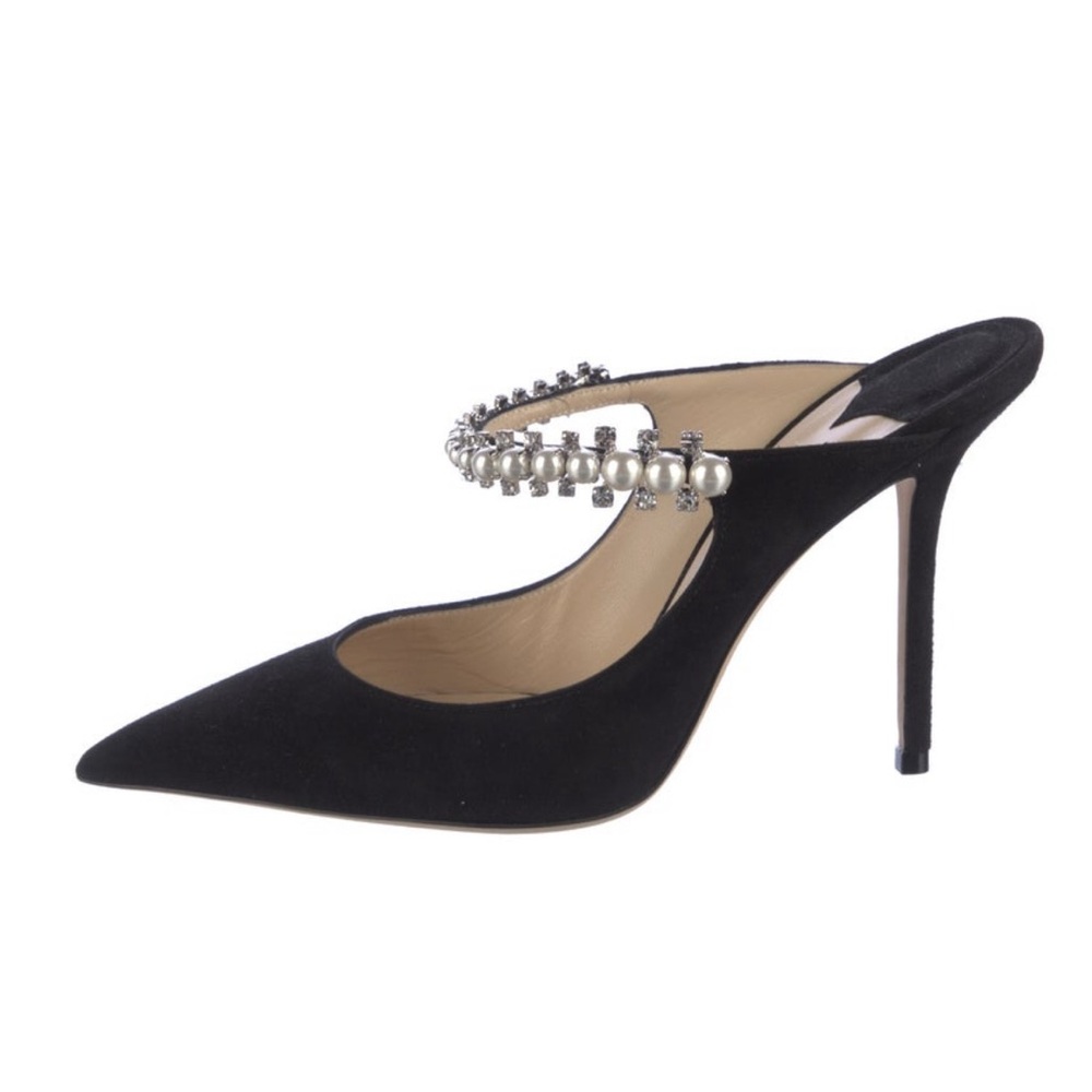 Jimmy Choo Black Mules